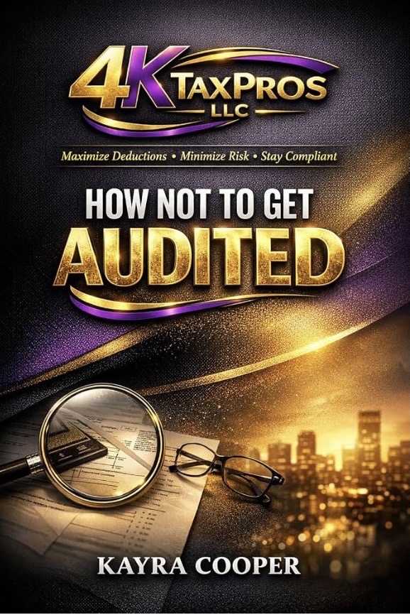 How To Not Get Audited — book by Kayra Cooper, tax pro in Durham, NC