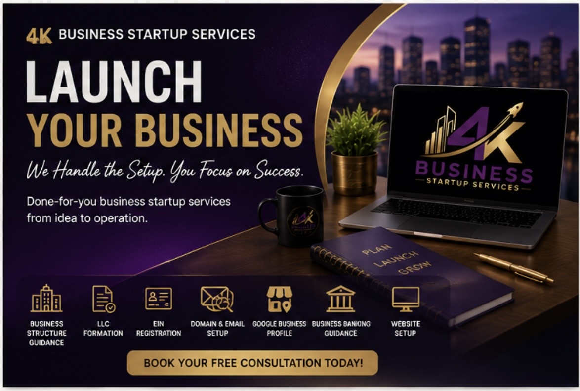 Launch your business — startup services in Durham, NC from 4K TaxPros